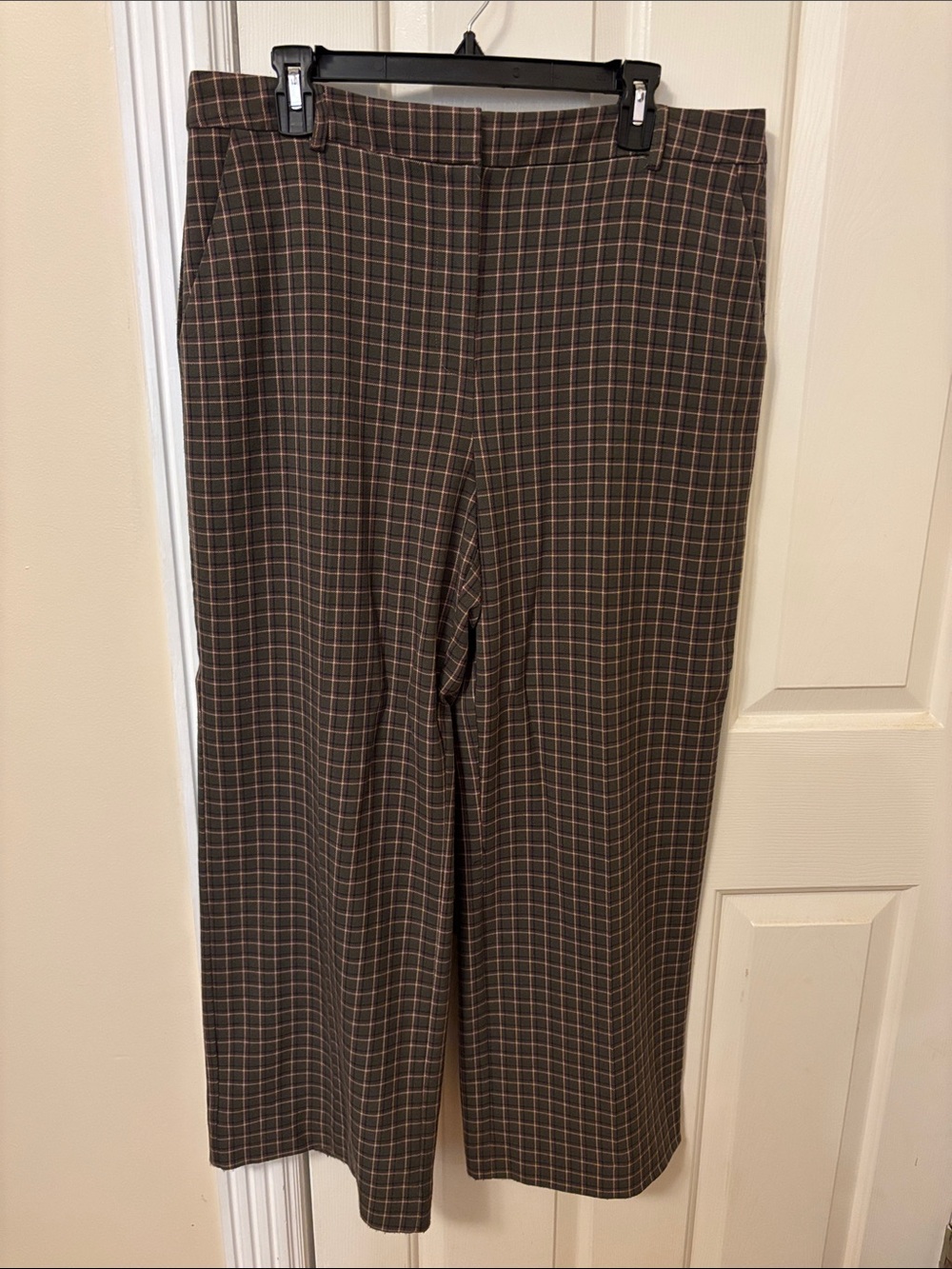 Vince Camuto Brown Plaid Dress Pants